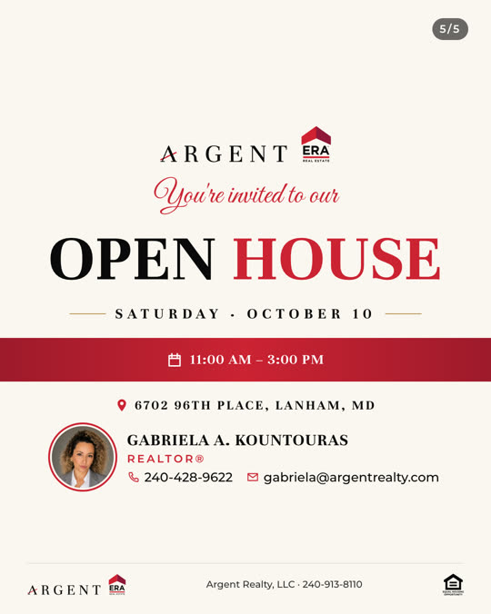 Open house invitation post