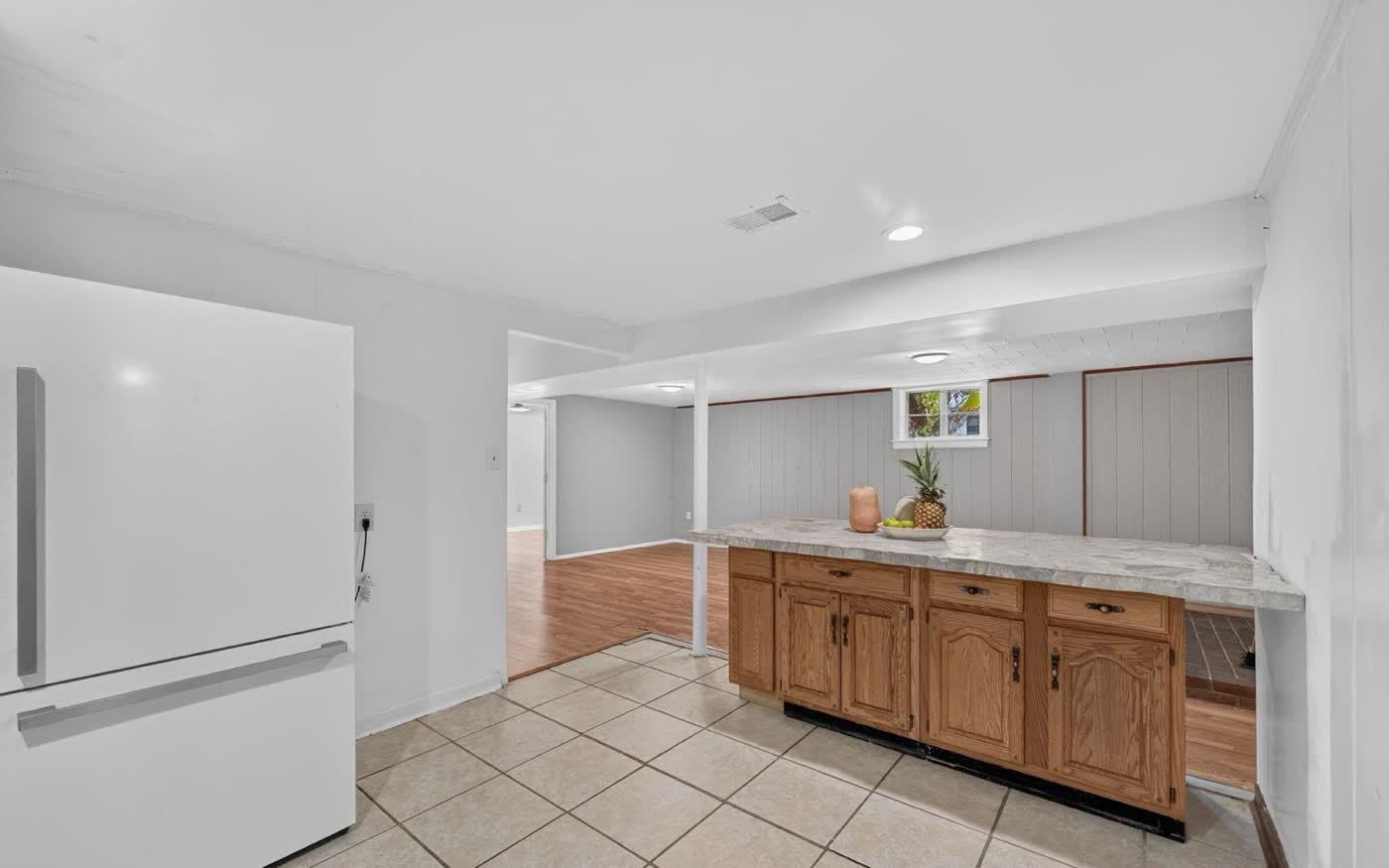 Lower level kitchenette